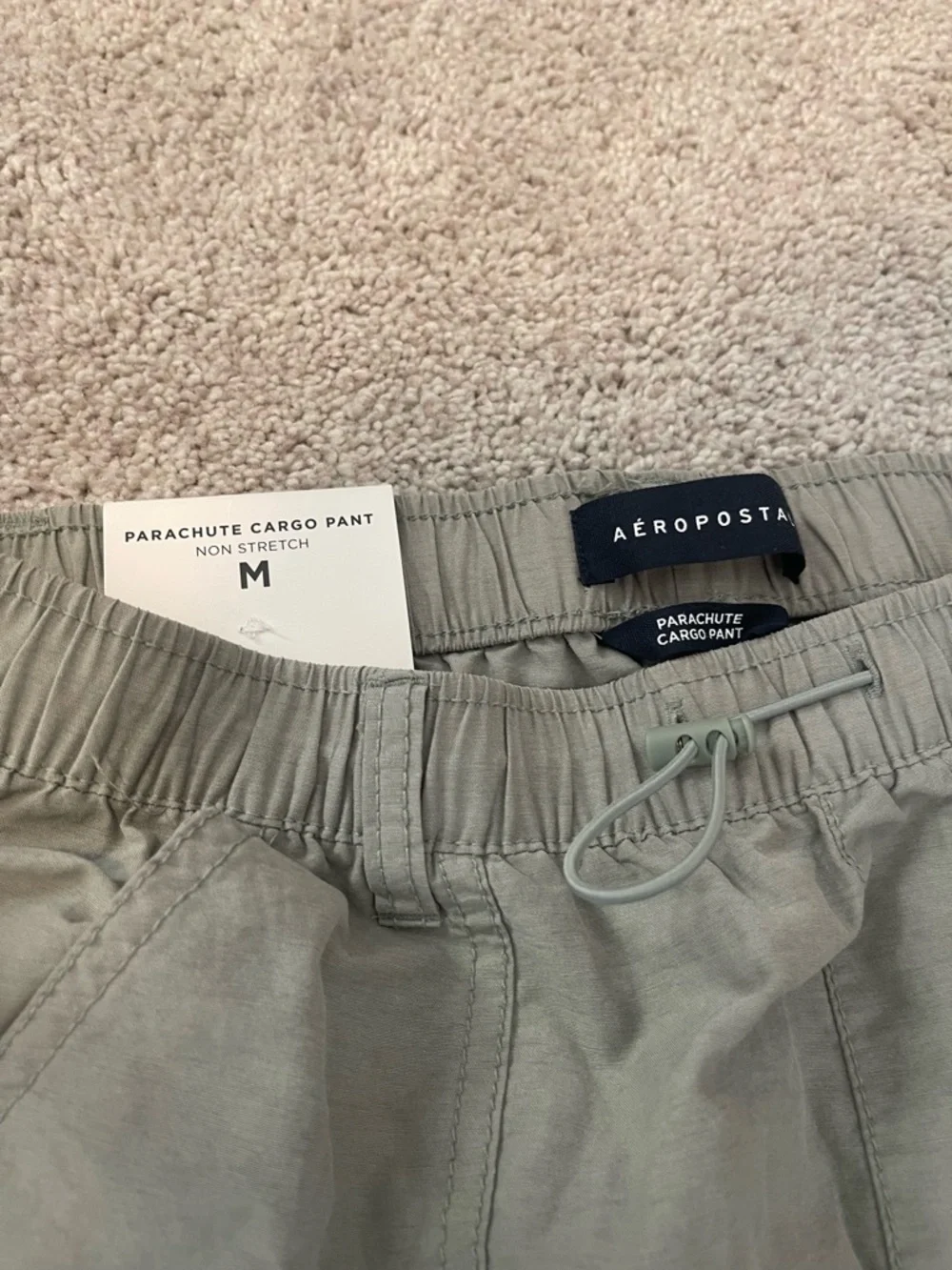 Aeropostale Wide Leg Cargo Pants in Sage Green - Picture 3 of 7